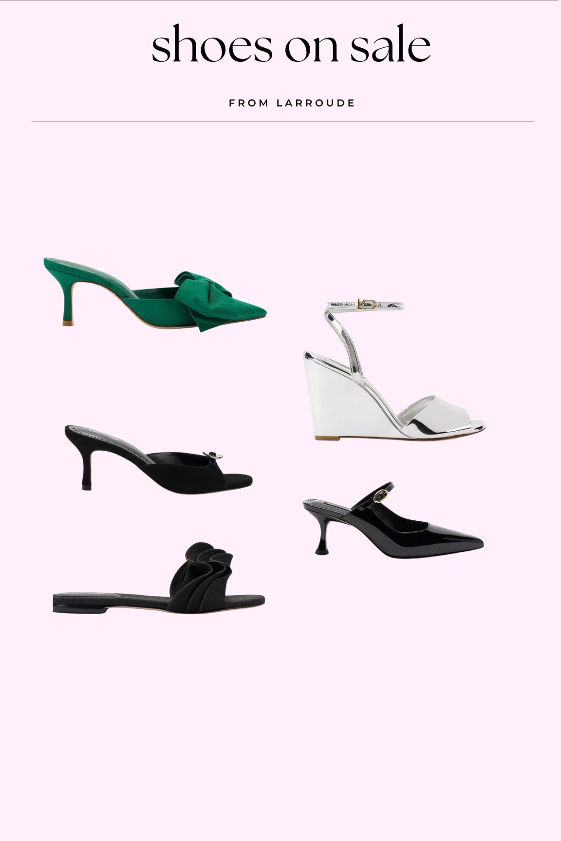 Shoes on major sale from Larroude!

#LTKShoeCrush #LTKStyleTip #LTKSaleAlert