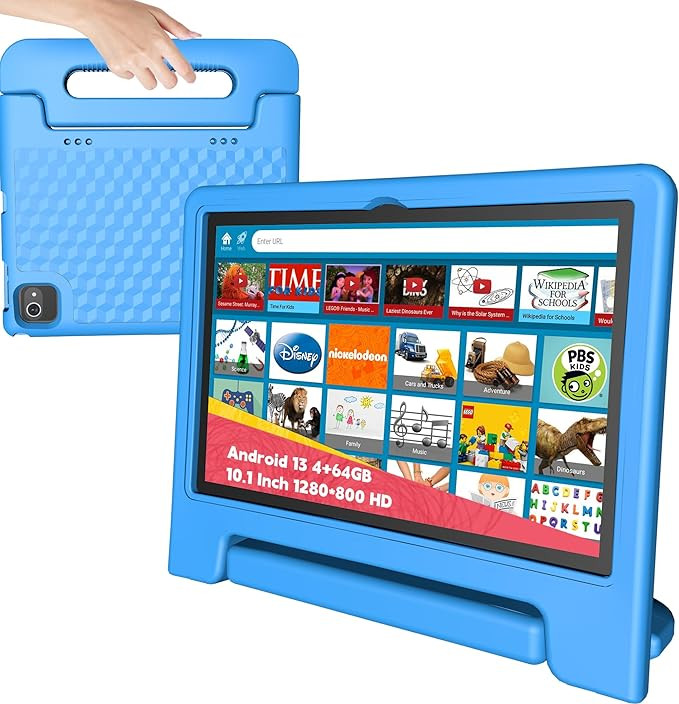 Upgraded Kids Learning Tablet – Octa-core Processor, 10.1" HD Display, Preloaded Educational Ap... | Amazon (US)