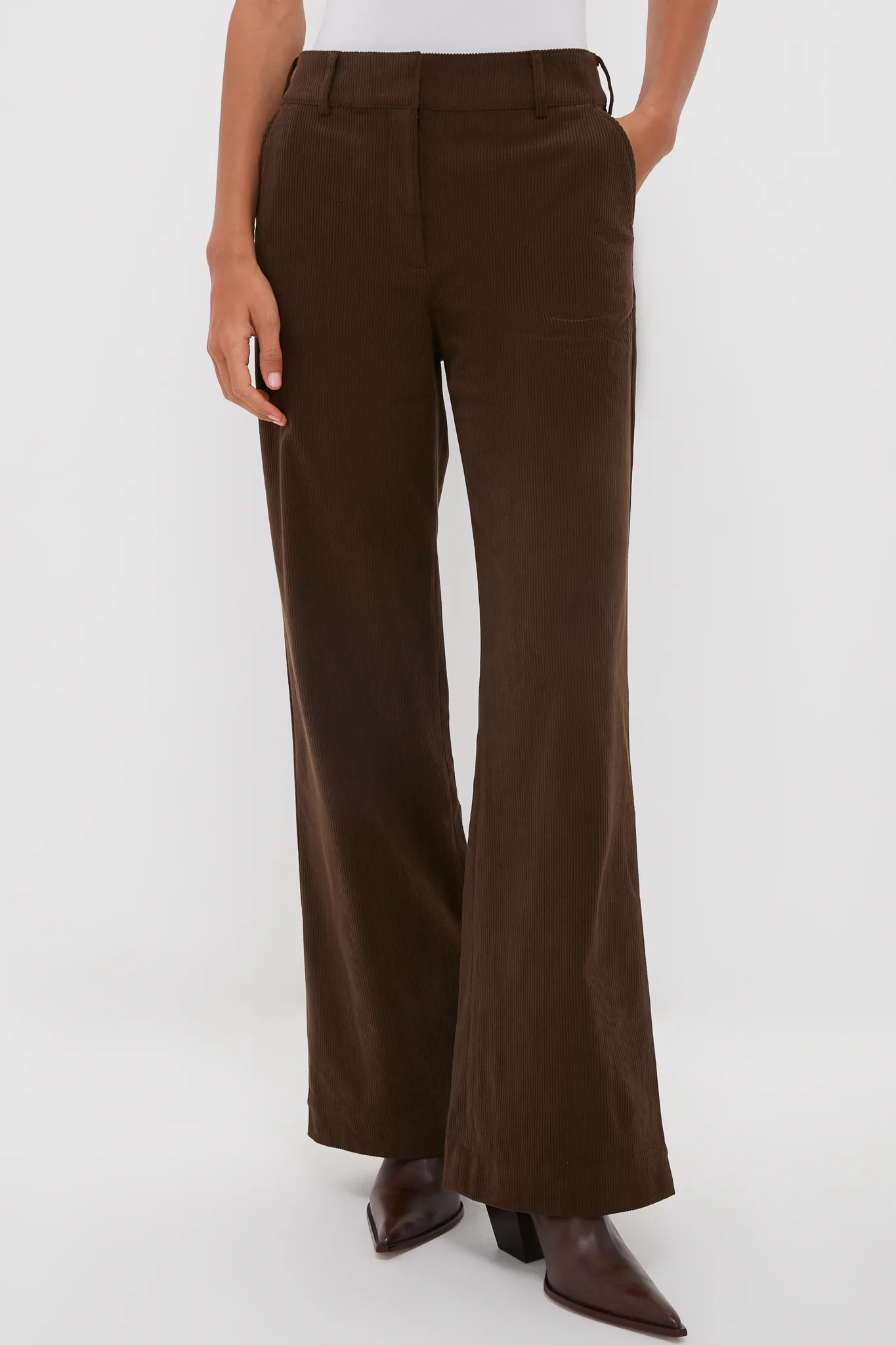 Chocolate Brown Wide Wale Corduroy Hunter Pants | Tuckernuck (US)