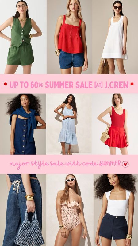 Up to 60% summer sale at JCrew… major style sale with code: SUMMER 

#LTKSeasonal #LTKStyleTip #LTKSaleAlert