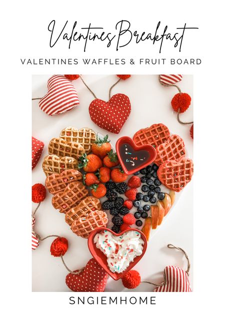 Treat your sweethearts to a festive breakfast with these cute heart waffles & delectable fruits. #LTKvalentines 

#LTKhome #LTKSeasonal #LTKstyletip