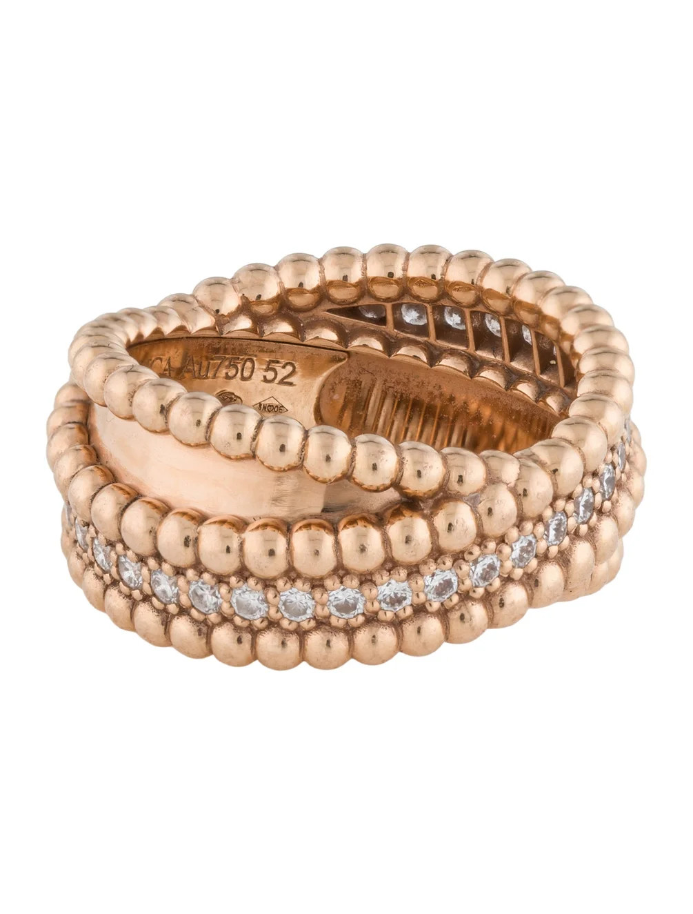 Perlee Diamond Duo Ring | The RealReal