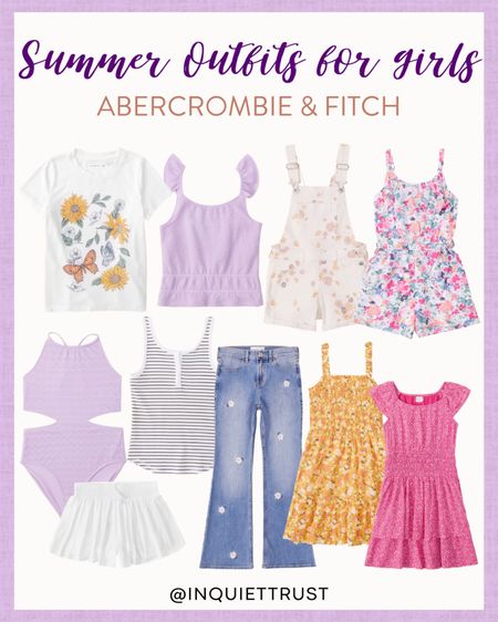 These cute floral dresses, denim pants, tops, and more are gonna look great on your little girl! Get them now while they're on sale

#summerclothes #casuallook #summerstyle #kidsfashion

#LTKunder100 #LTKkids #LTKstyletip