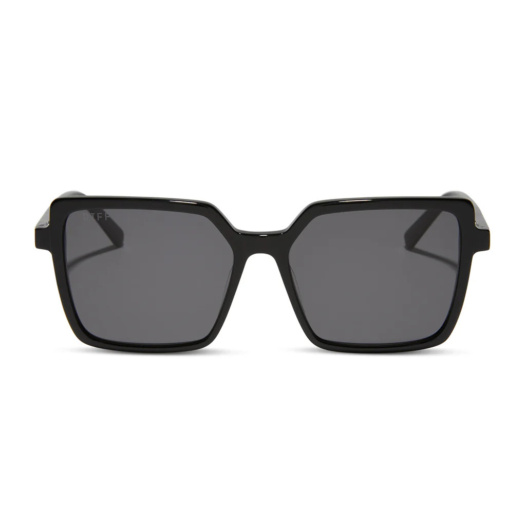 ESME - BLACK + GREY + POLARIZED SUNGLASSES | DIFF Eyewear