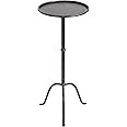 Creative Co-Op Metal Martini Accent Table, Grey | Amazon (US)