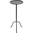 Creative Co-Op Metal Martini Accent Table, Grey | Amazon (US)