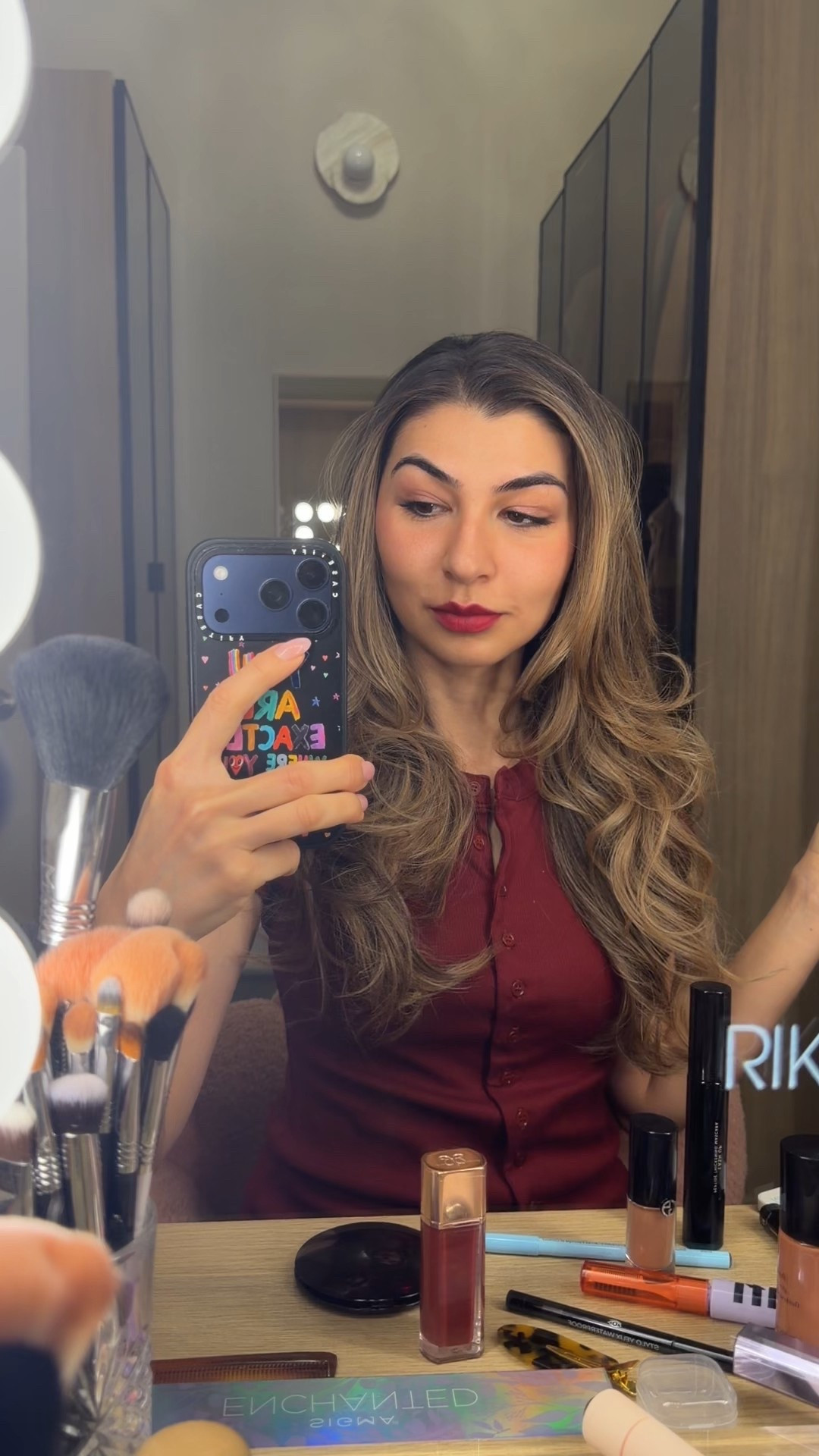 Trying bolder lips today with my sun-kissed blush ✨ also, day 2 hair still hairing 👩🏻‍🦱

#LTKgrwm #LTKBeauty #LTKdayinmylife