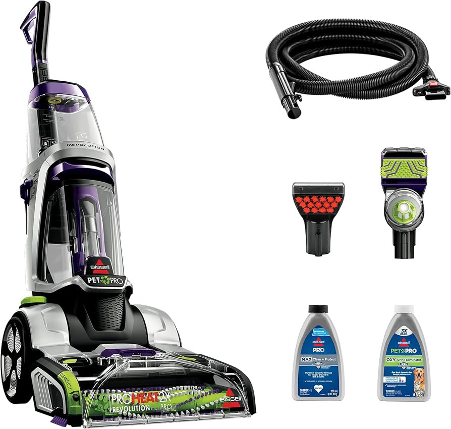BISSELL ProHeat 2X Revolution Pet Pro Plus, 3588F, Upright Deep Cleaner, 30-minute Dry Time, Dual... | Amazon (US)