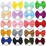 Baby Nylon Headbands Hairbands Hair Bow Elastics for Baby Girls Newborn Infant Toddlers Kids by Proh | Amazon (US)