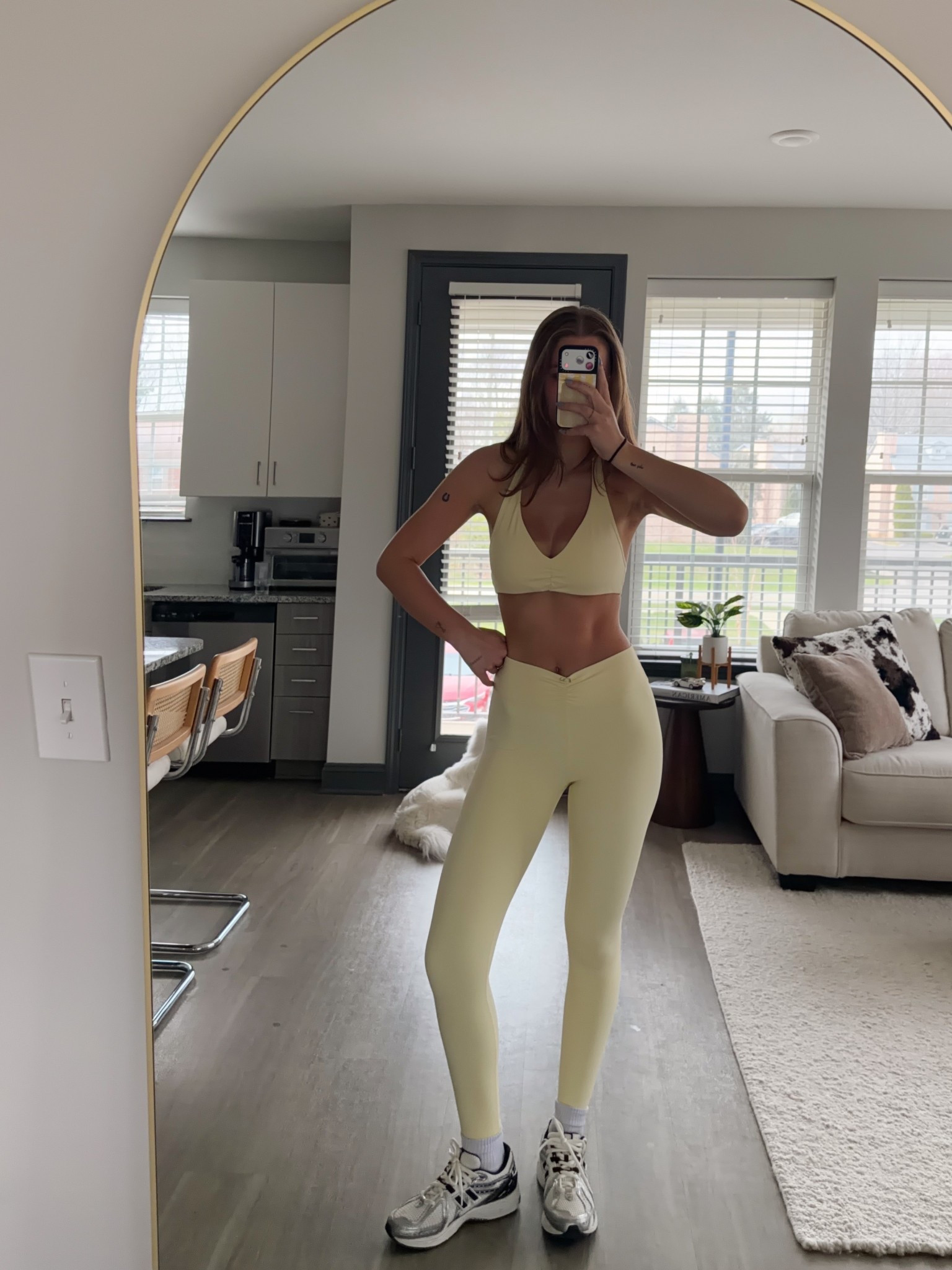 a little butter yellow moment for this mornings set 🧈💛⭐️✨ wearing a size medium! @weworewhat 

#LTKActive #LTKootd #LTKTall