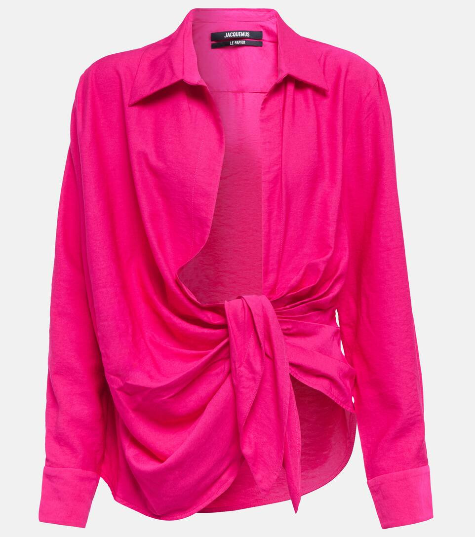 La Chemise Bahia tie-detail shirt | Mytheresa (US/CA)