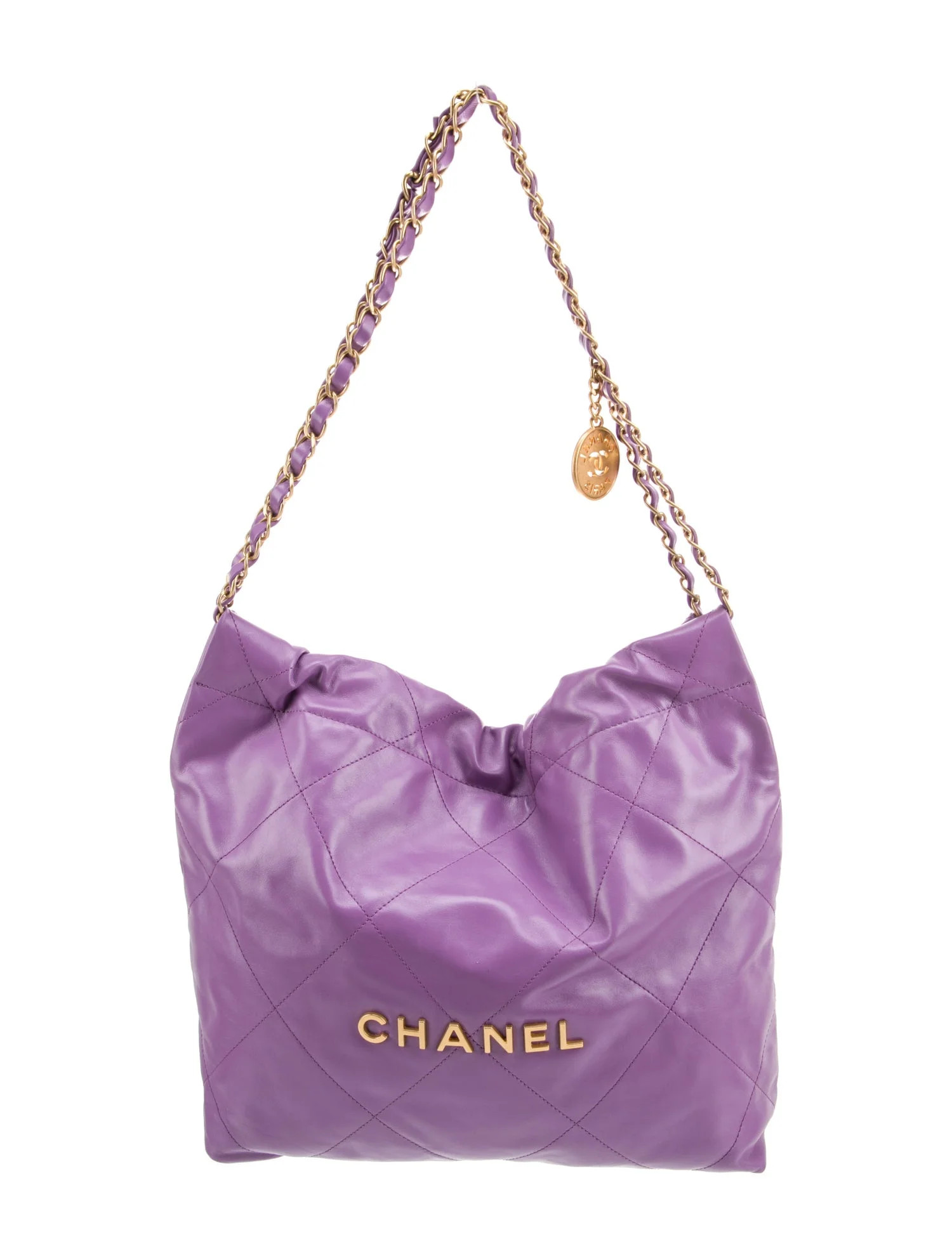 Chanel Small 22 Hobo - Purple Hobos, Handbags - CHA1322230 | The RealReal | The RealReal