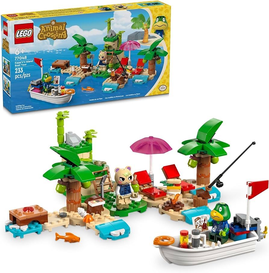 LEGO Animal Crossing Kapp’n’s Island Boat Tour, Buildable Video Game Toy for Kids, Includes 2... | Amazon (US)
