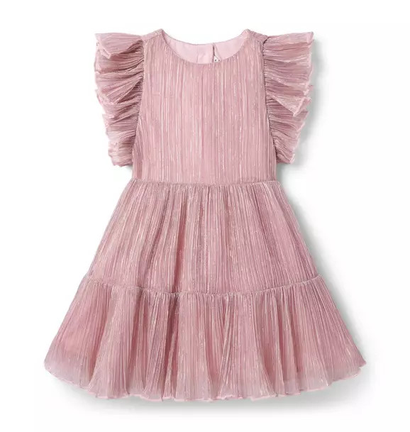 The Pleated Shimmer Dress | Janie and Jack