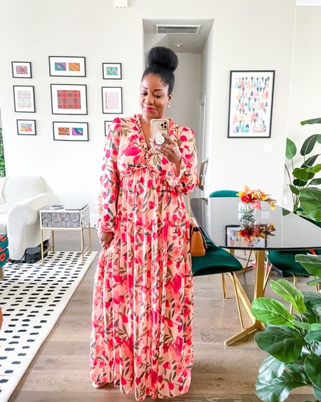Wore this floral maxi dress to a baby shower over the weekend. I love that it can be worn to a shower, or brunch, or a wedding! It’s TTS. I’m wearing a L. It comes in other prints too. #founditonamazon #amazonfinds

#LTKunder100 #LTKunder50 #LTKwedding