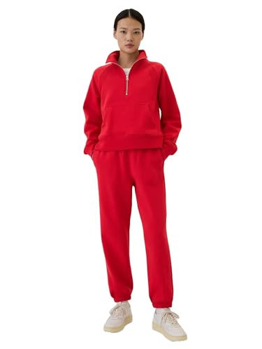 GAP Womens Soft Fleece Knit Joggers Modern Red S | Amazon (US)