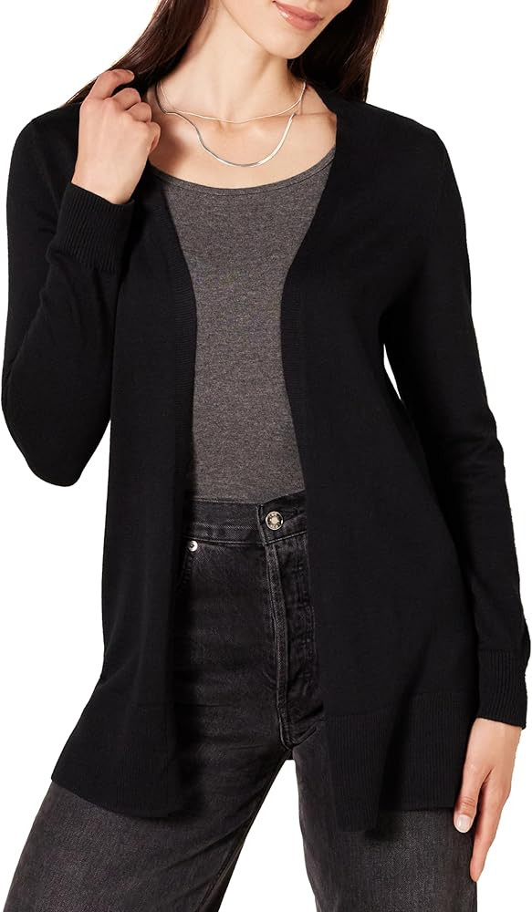 Amazon Essentials Women's Lightweight Open-Front Cardigan Sweater (Available in Plus Size) | Amazon (US)