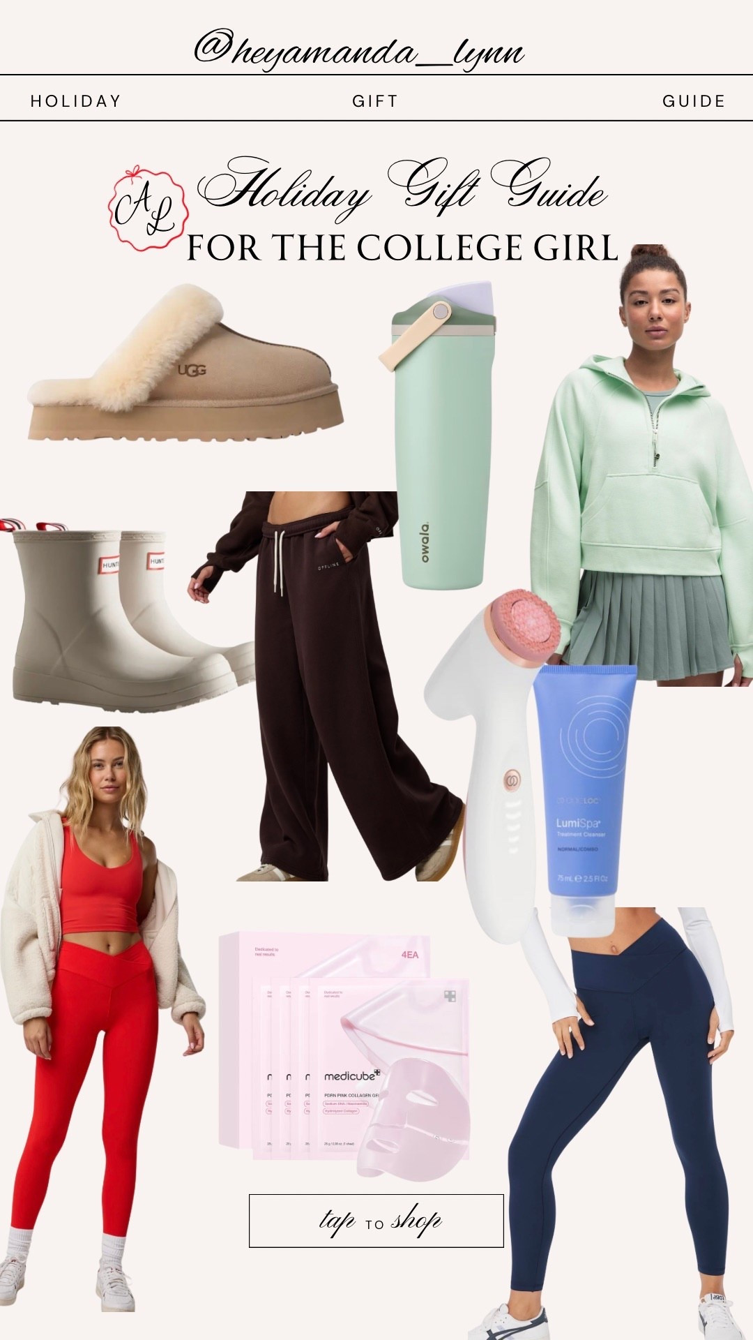 holiday gift guide for your college girl! 
 
college girl gift // gift guides // college gifts // aerie // lululemon // medicube // uggs

#LTKHoliday #LTKGiftGuide