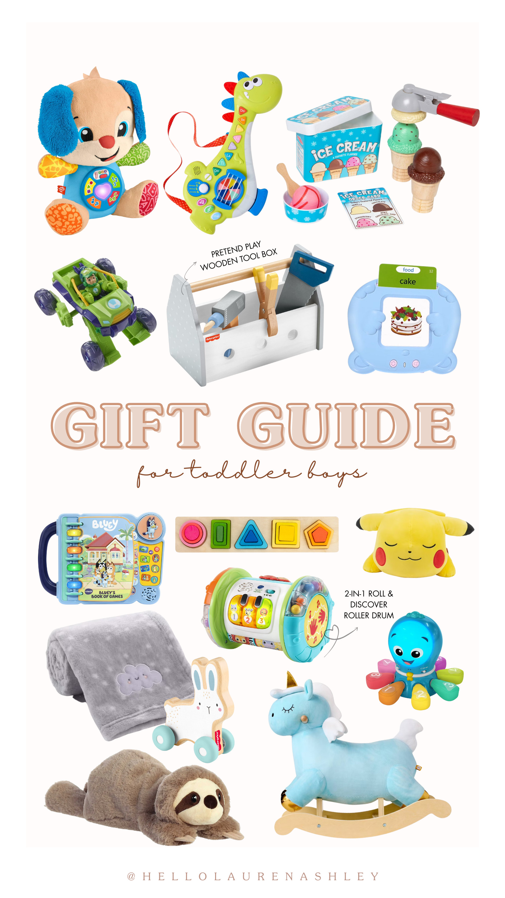 Soft plushies, interactive learning toys, musical instruments, pretend play sets, and cuddly companions...These toys are perfect for development and playtime!🧸 

 #LTKGiftGuide #LTKHoliday #LTKKids