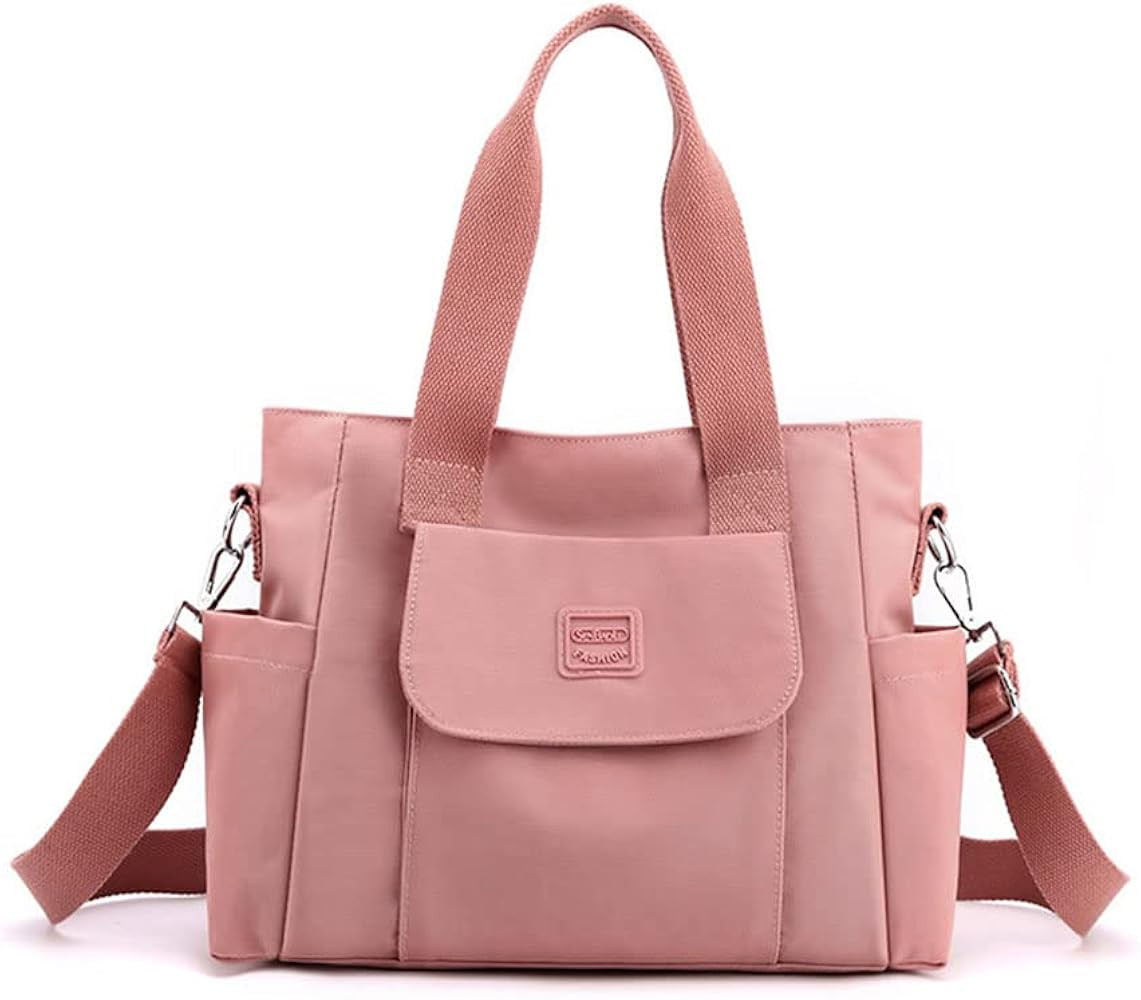 Women's Canvas Tote Bag Crossbody Satchel Bag Nylon Purse Shoulder Bag Hobo Bag Cute Large Size C... | Amazon (US)