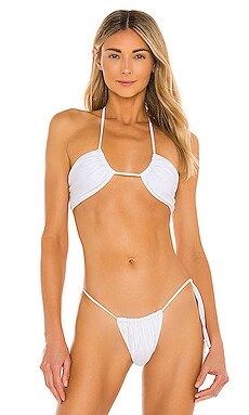 Bananhot Chili Bikini Top in White from Revolve.com | Revolve Clothing (Global)