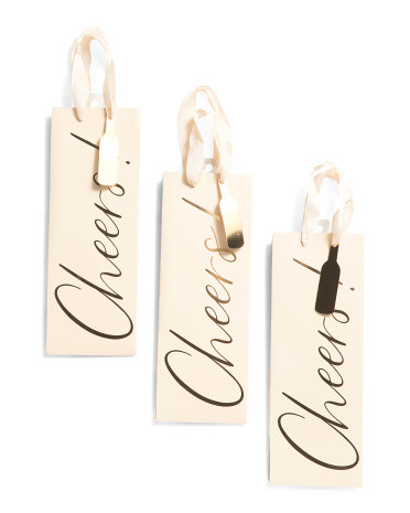 Set Of 3 Wine Gift Bags | TJ Maxx