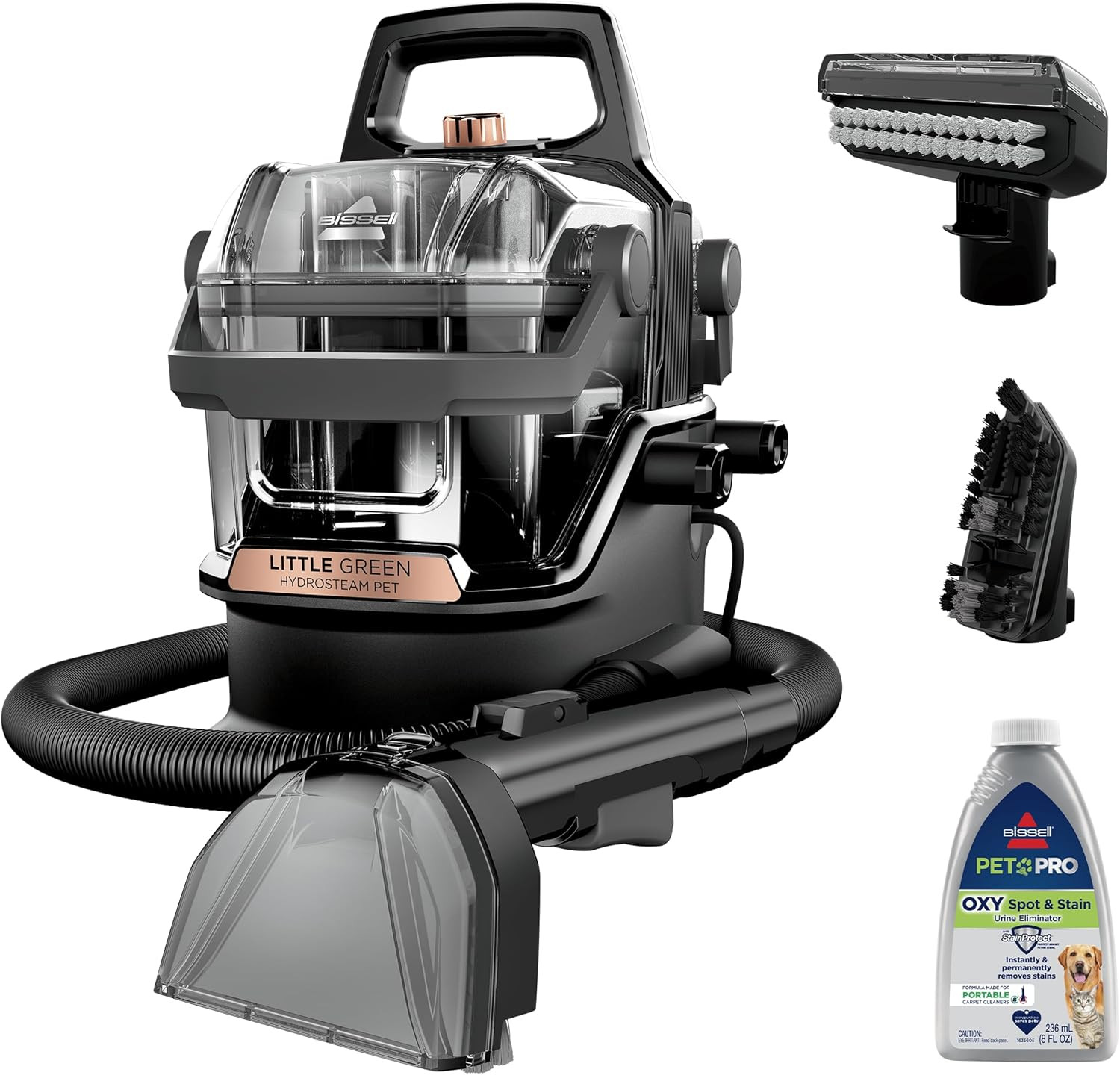 BISSELL Little Green HydroSteam Multi-Purpose Portable Carpet and Upholstery Cleaner, Car and Aut... | Amazon (US)
