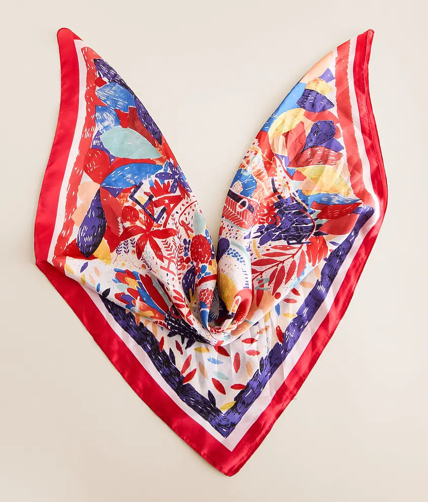 Floral Fashion Scarf | Buckle