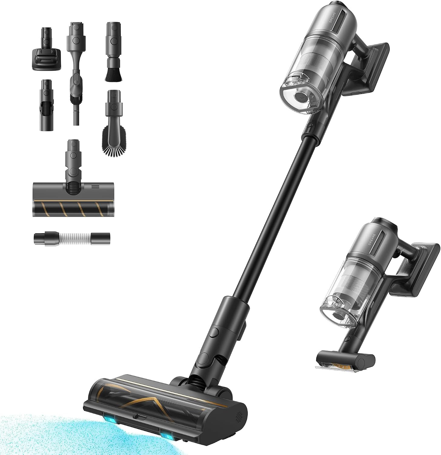 DREAME Cordless Vacuum Cleaner Z30, Smart Stick Vacuum for Multi-Surface Cleaning, 310AW Suction with Dual Brushes, Pet Deshedding Tool, Long Runtime, Ideal for Hard Floor | Amazon (US)