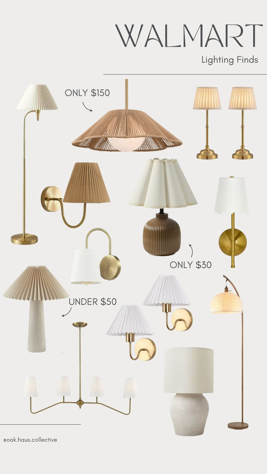 Walmart Lighting Finds #walmart #lighting #homedecor #interiordesign 

 #LTKHome #LTKFindsUnder100 #LTKStyleTip
