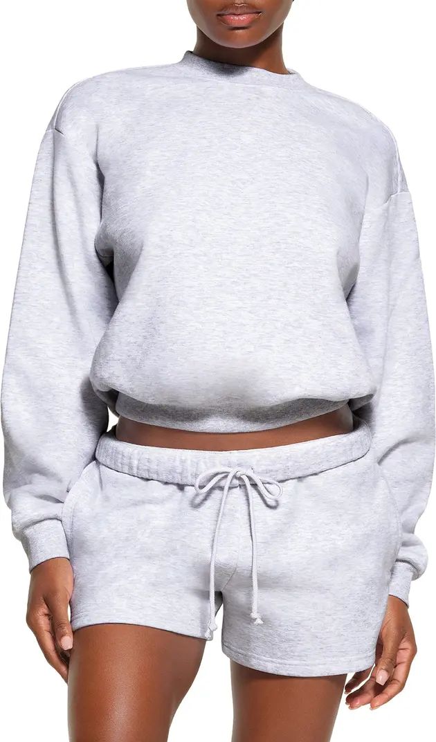 SKIMS Cotton Blend Fleece Classic Crew Sweatshirt | Nordstrom | Nordstrom