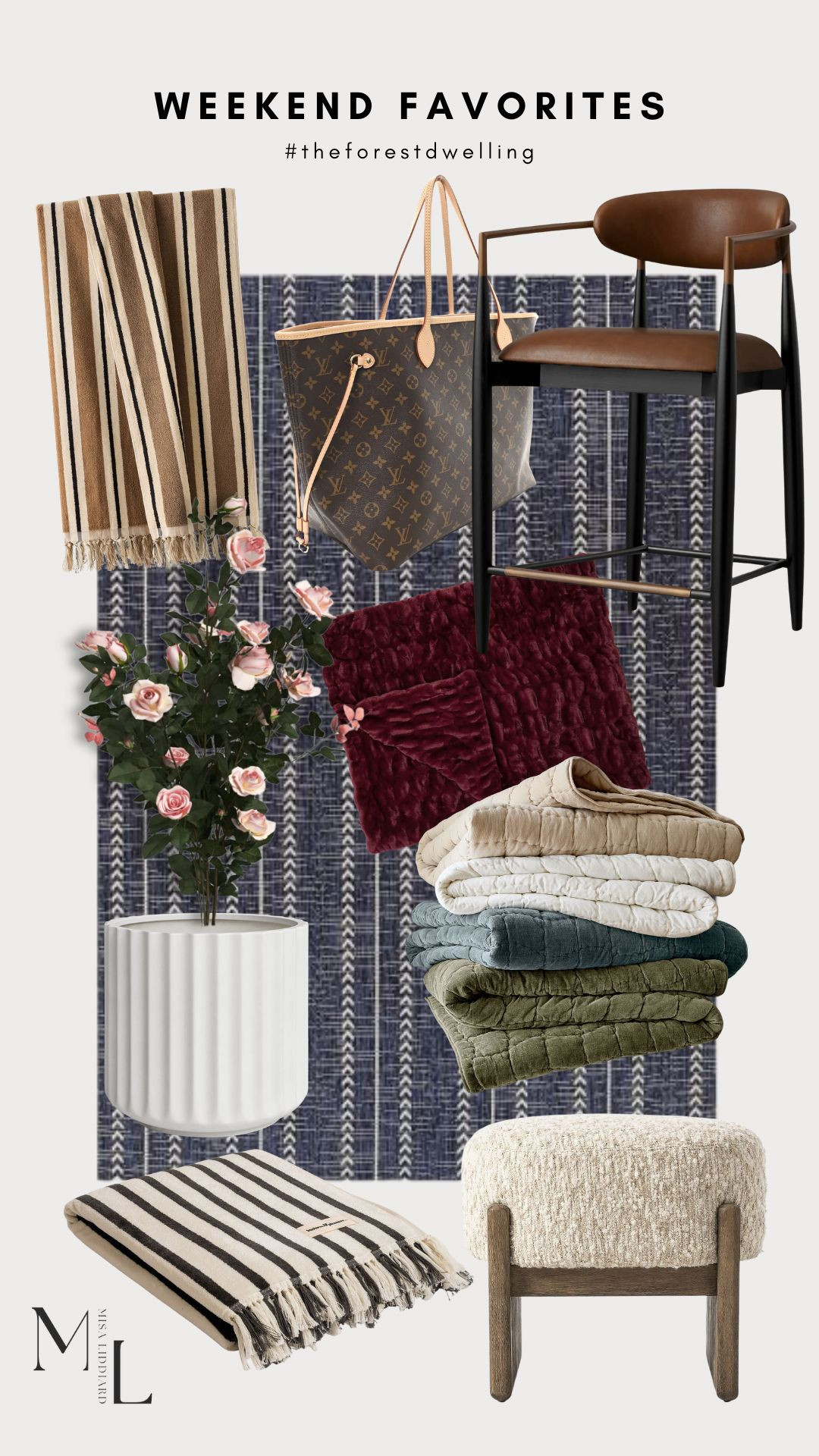 Loving the top picks from the weekend! The pool towels are such good quality. The neutral stripes are everything. The faux rose plant is a must have. Looks so realistic! Comes in four different colors. The Cozy Cloud Quilt is a personal favorite. Looks good with any duvet cover. 

 #LTKdayinmylife #LTKSeasonal #LTKHome