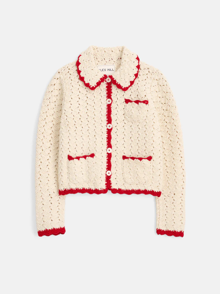 Molly Hand-Crochet Cardigan | Alex Mill