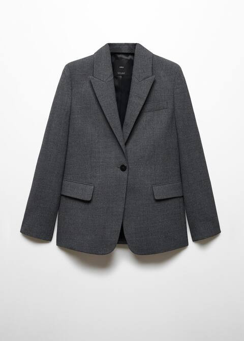 Veste de costume structurée -  Femme | Mango France | MANGO (FR)
