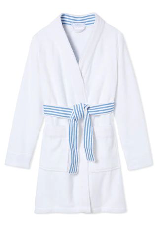 Turkish Terry Robe in Regatta Blue | LAKE Pajamas