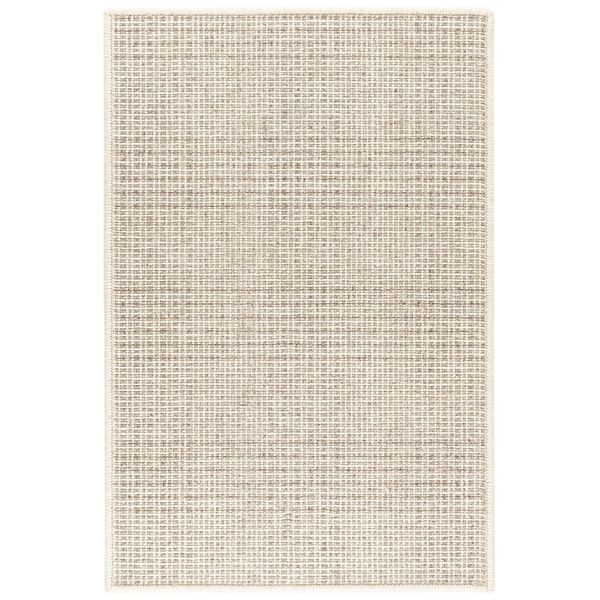 Checkers Natural Woven Wool Rug | Annie Selke