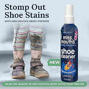 Miss Mouth's Messy Steppers Shoe Cleaner Kit - Sneaker Cleaner from the makers of Miss Mouth's Me... | Amazon (US)