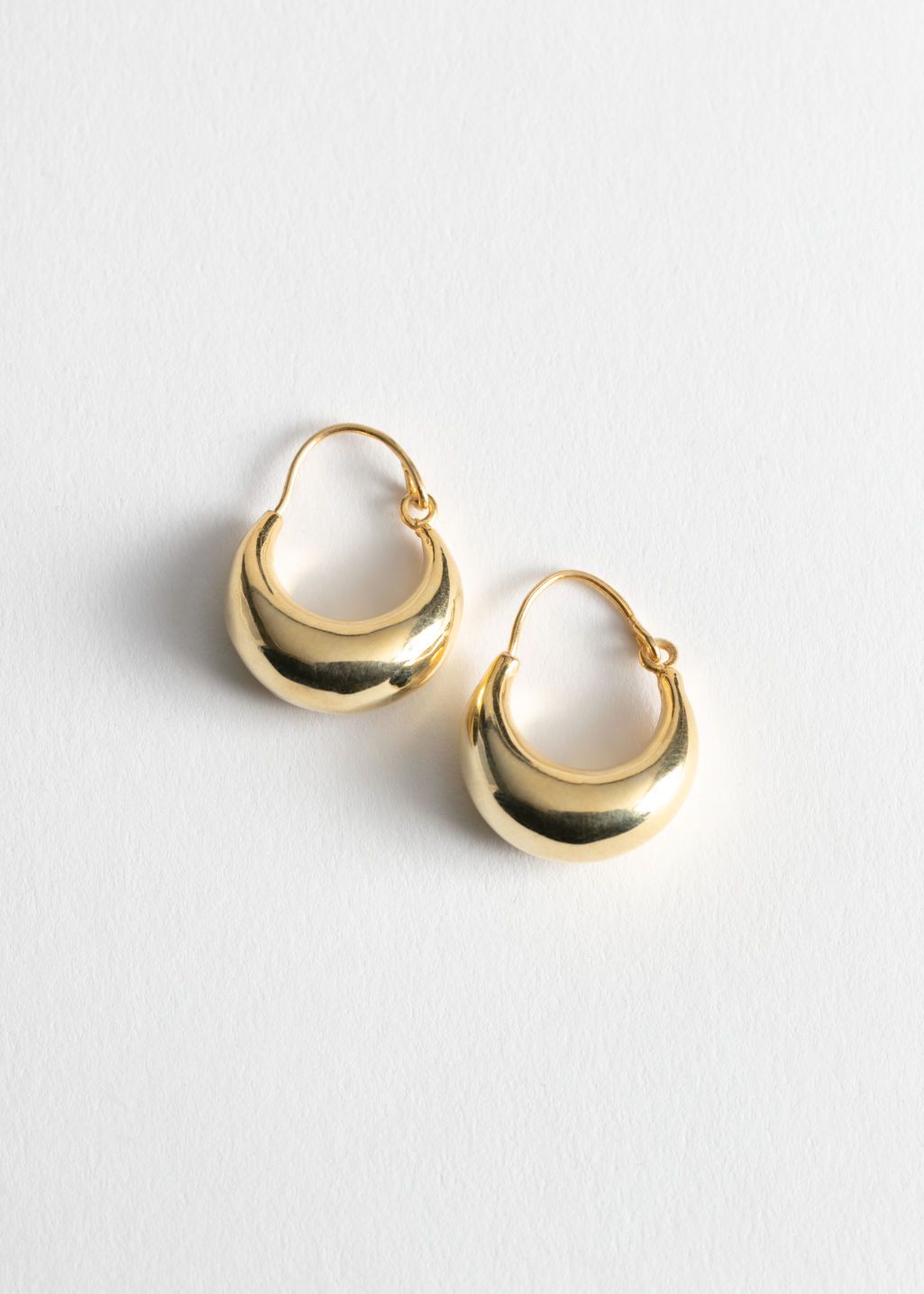 Droplet Hoop Earrings - Gold - Hoops - & Other Stories US | & Other Stories US