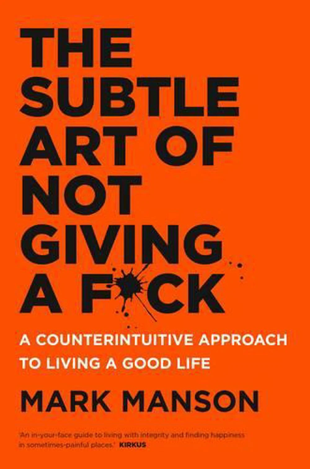 The Subtle Art of Not Giving a F*ck | Walmart (US)