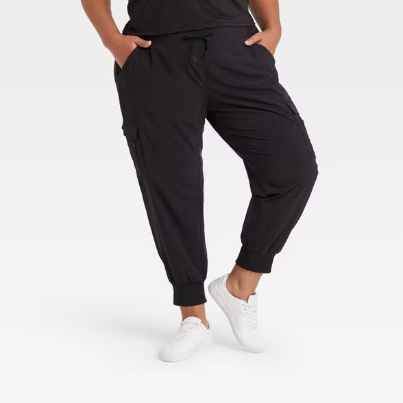 Women's Stretch Woven Cargo Pants - All in Motion™ | Target