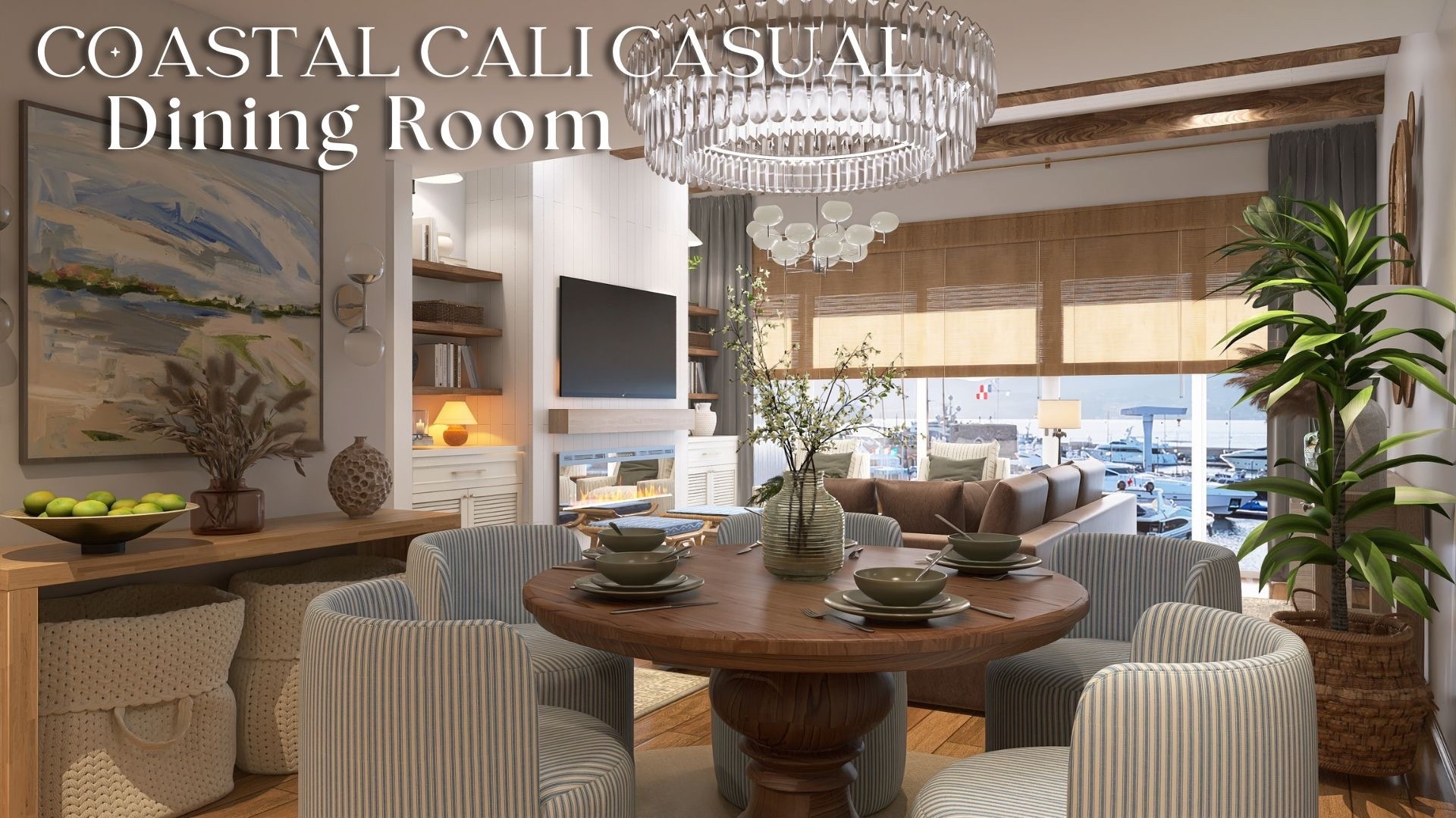 Designed by Jackie
Coastal Cali Casual Dining Room

#LTKHome #LTKHoliday #LTKmomlife