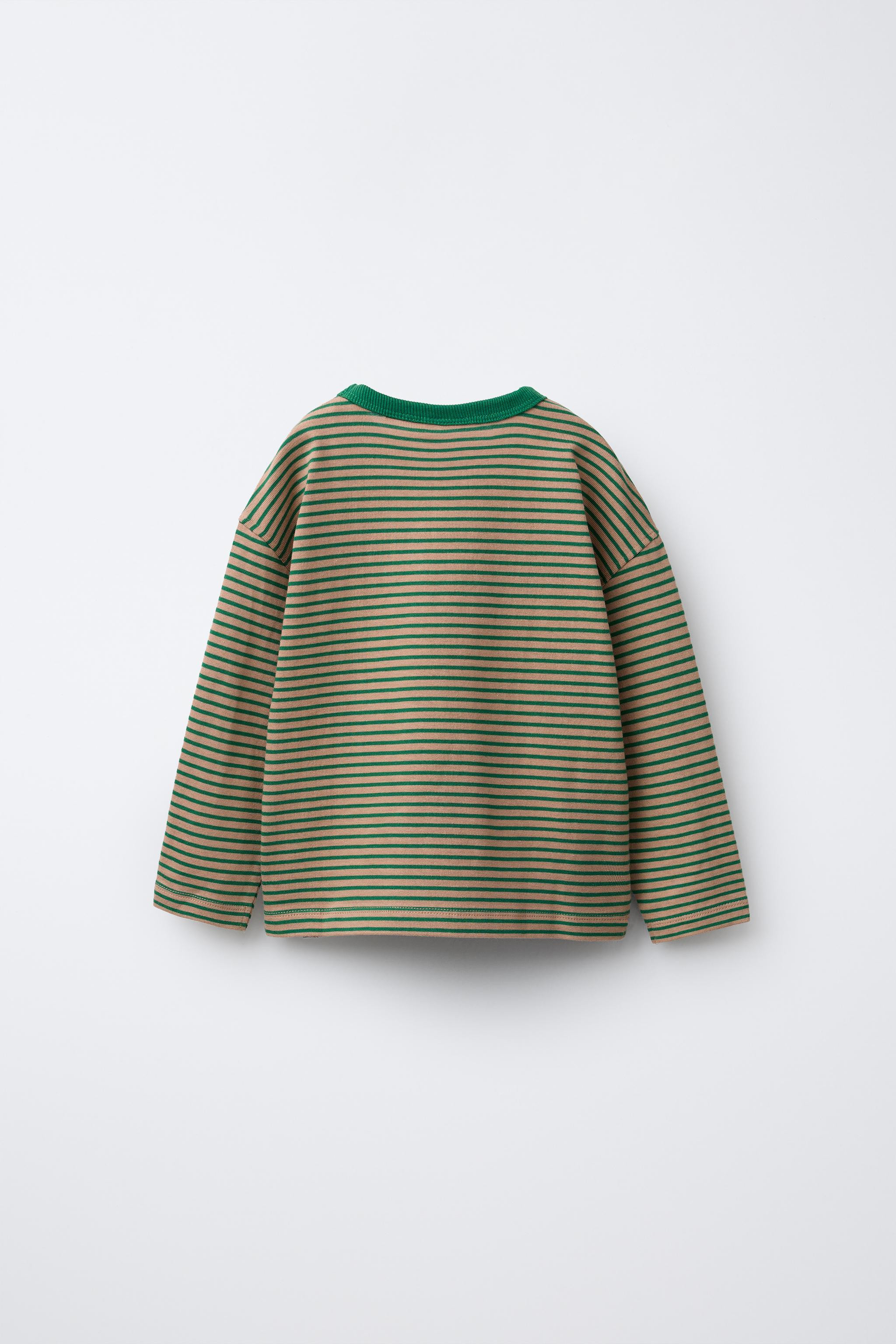 HEAVY WEIGHT STRIPED T-SHIRT | Zara US