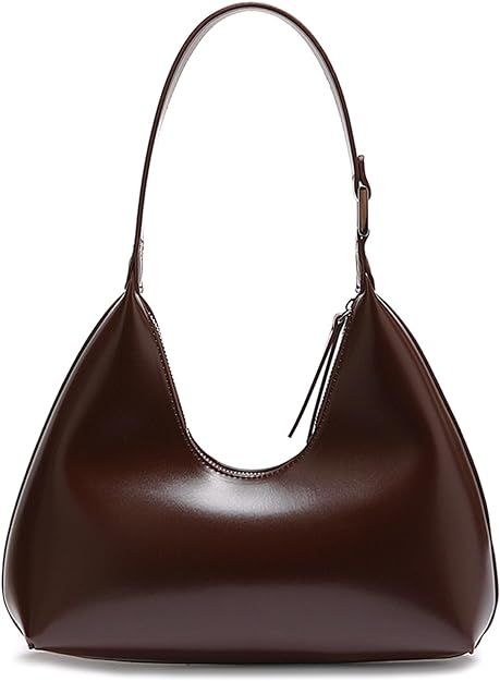NahiAoo Shoulder Bag for Women Small Black White Shoulder Purse Hobo Bag Trendy Purse 2023 Cresce... | Amazon (US)