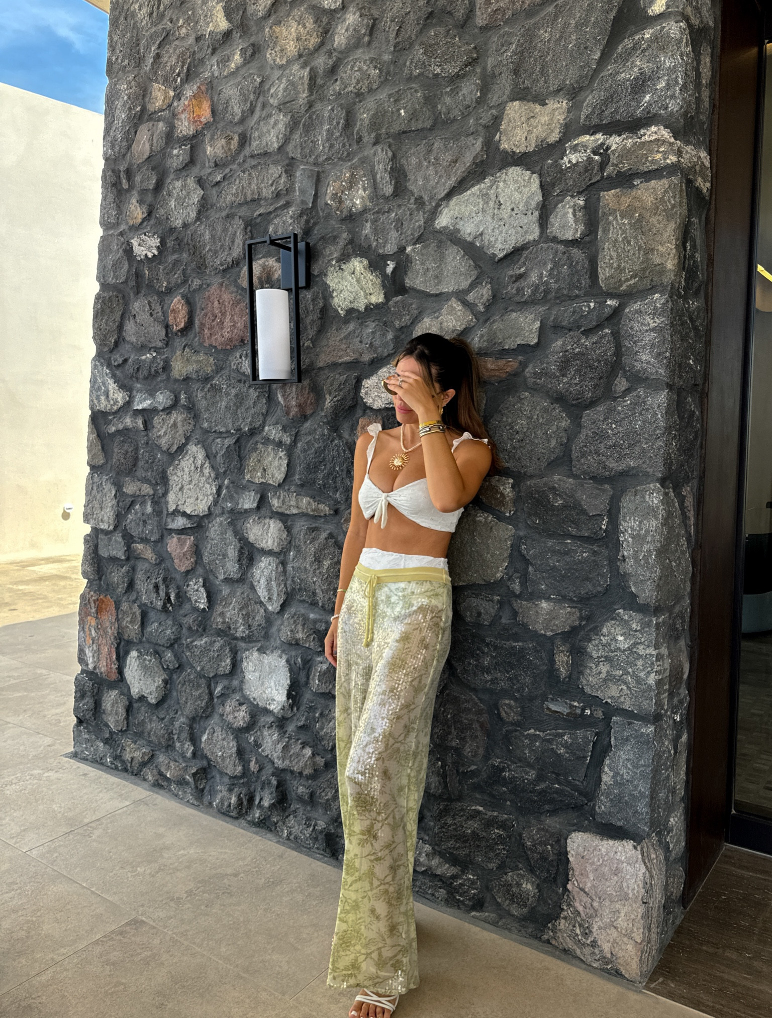Santorini outfit ... these sequin pants are the perfect cover up (wearing size small)

#LTKSwim #LTKStyleTip #LTKTravel
