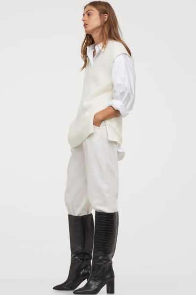 Rib-knit slipover | H&M (UK, MY, IN, SG, PH, TW, HK)