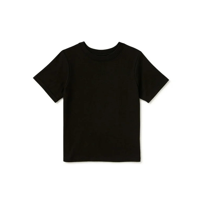 Garanimals Baby and Toddler Boy Solid Short-Sleeve T-Shirt, Sizes 12M-5T - Walmart.com | Walmart (US)