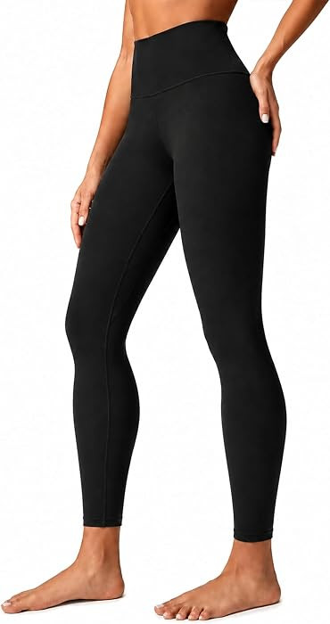 Leggings for Women 25" High-Waisted Soft Stretchy Seamless Workout Running Yoga,Pilates,Athletic ... | Amazon (US)