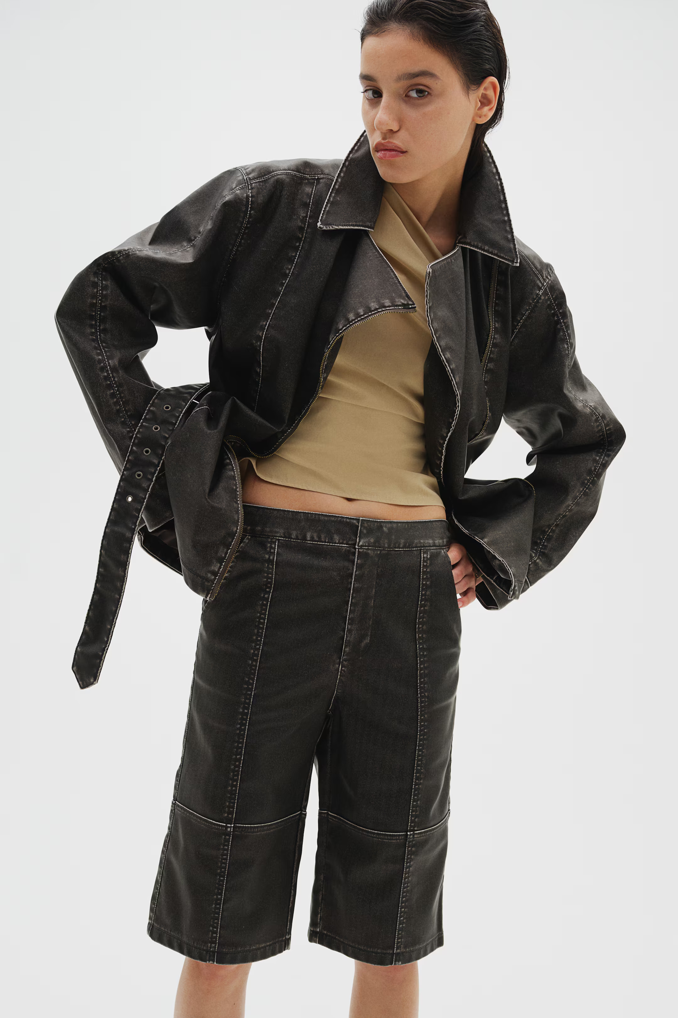 Distressed-look Capri Pants | H&M (US + CA)