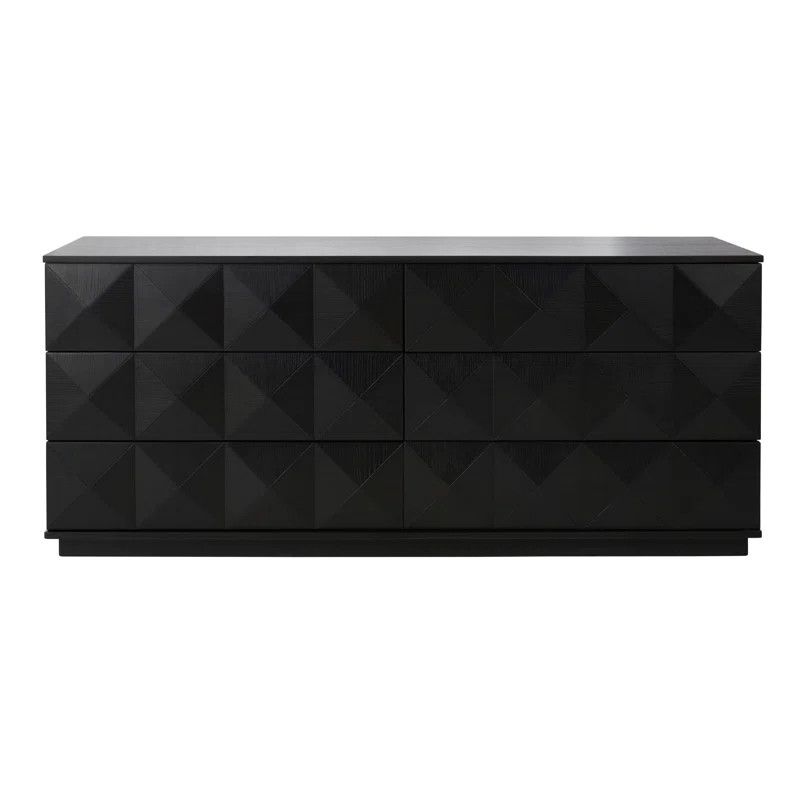 Dax 6 Drawer 63" W Double Dresser | Wayfair North America