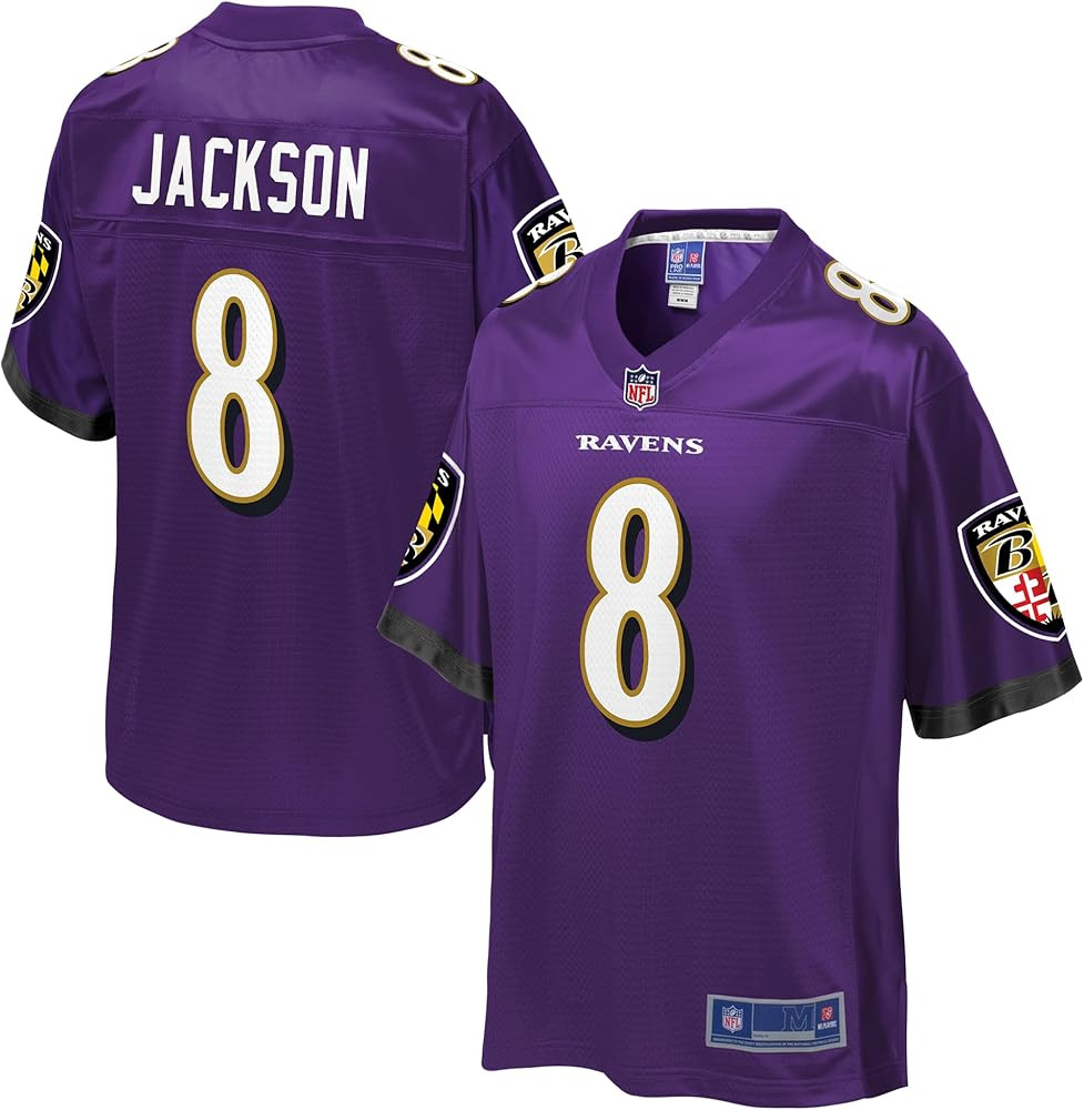 NFL PRO LINE Men's Lamar Jackson Purple Baltimore Ravens Team Jersey | Amazon (US)